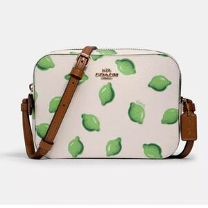 🍋‍🟩 Coach Mini Camera Crossbody Bag with Limes